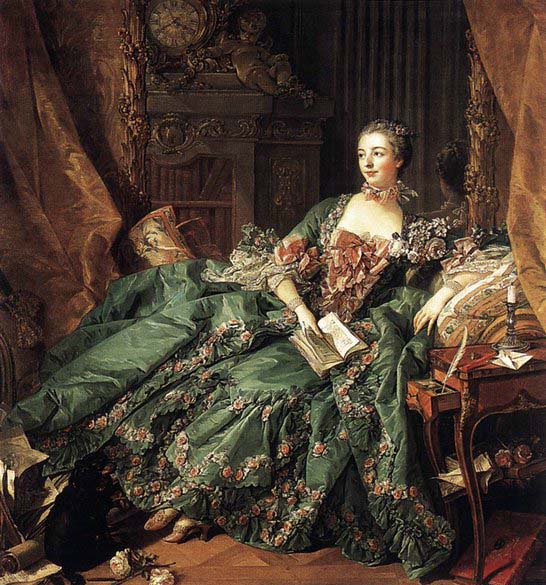 Francois Boucher Portrait of Marquise de Pompadour